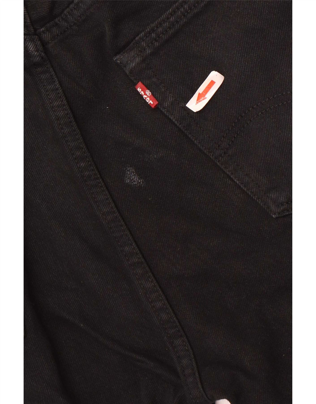 Levi's muške 501 ravne traperice W32 L34 crni pamuk