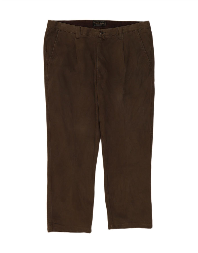 MARLBORO CLASSICS Mens Slim Chino Trousers IT 60 5XL W40 L28 Khaki Cotton Vintage Marlboro Classics and Second-Hand Marlboro Classics from Messina Hembry 