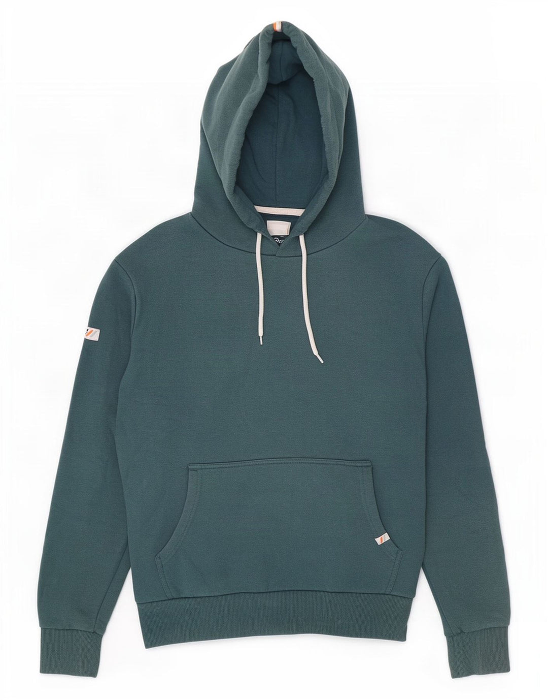 Superdry muška majica s kapuljačom Srednje zeleni pamuk