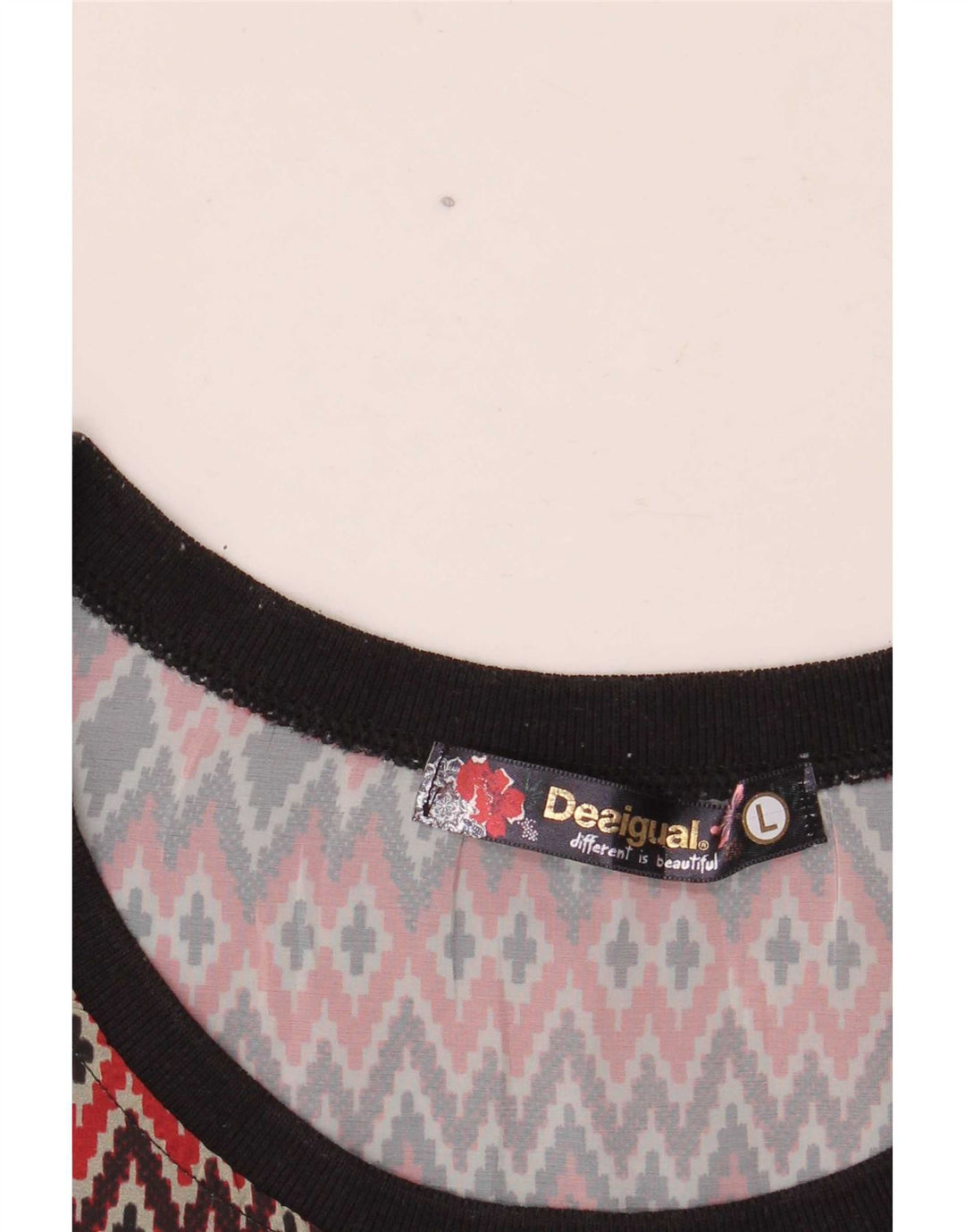 Desigual ženski prsluk UK 14 veliki višebojni geometrijski