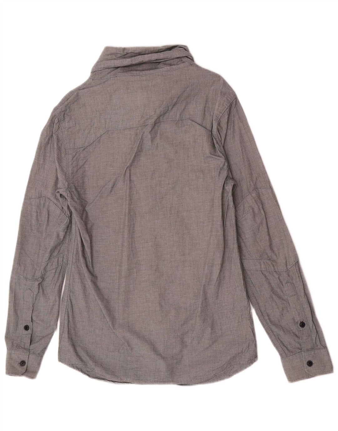 Jack & Jones muška majica s dugim izrezom Mala siva pamučna
