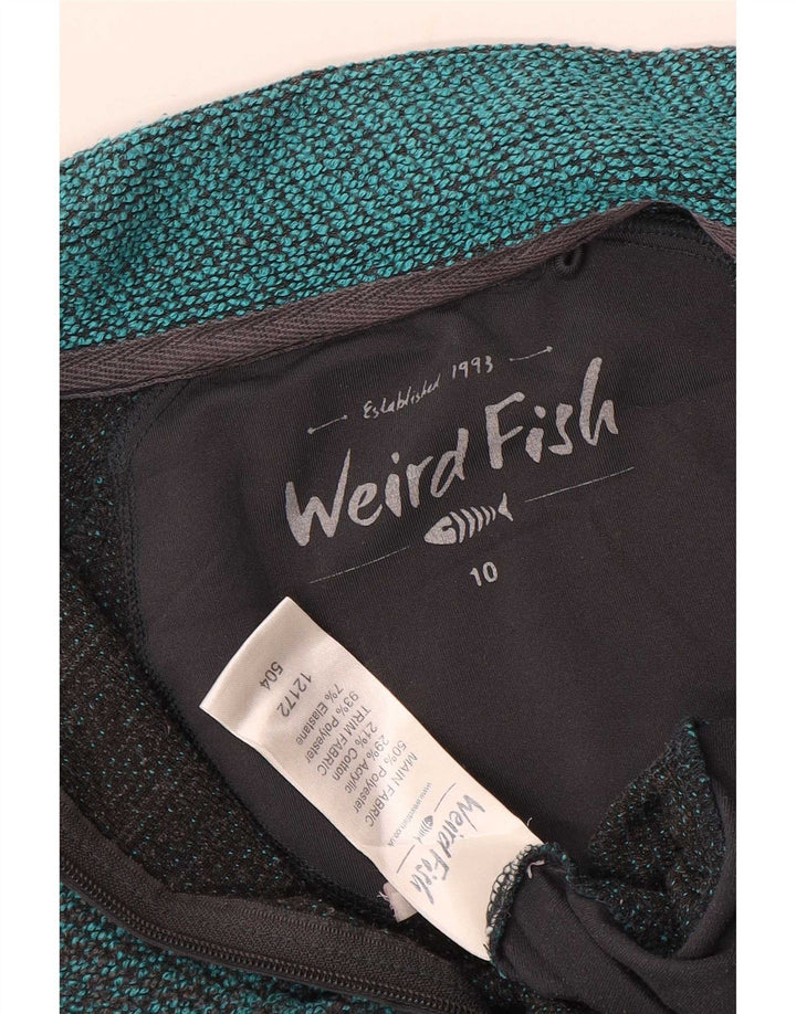 Weird Fish ženska gornja jakna trenirke UK 10 Small Blue Colourblock