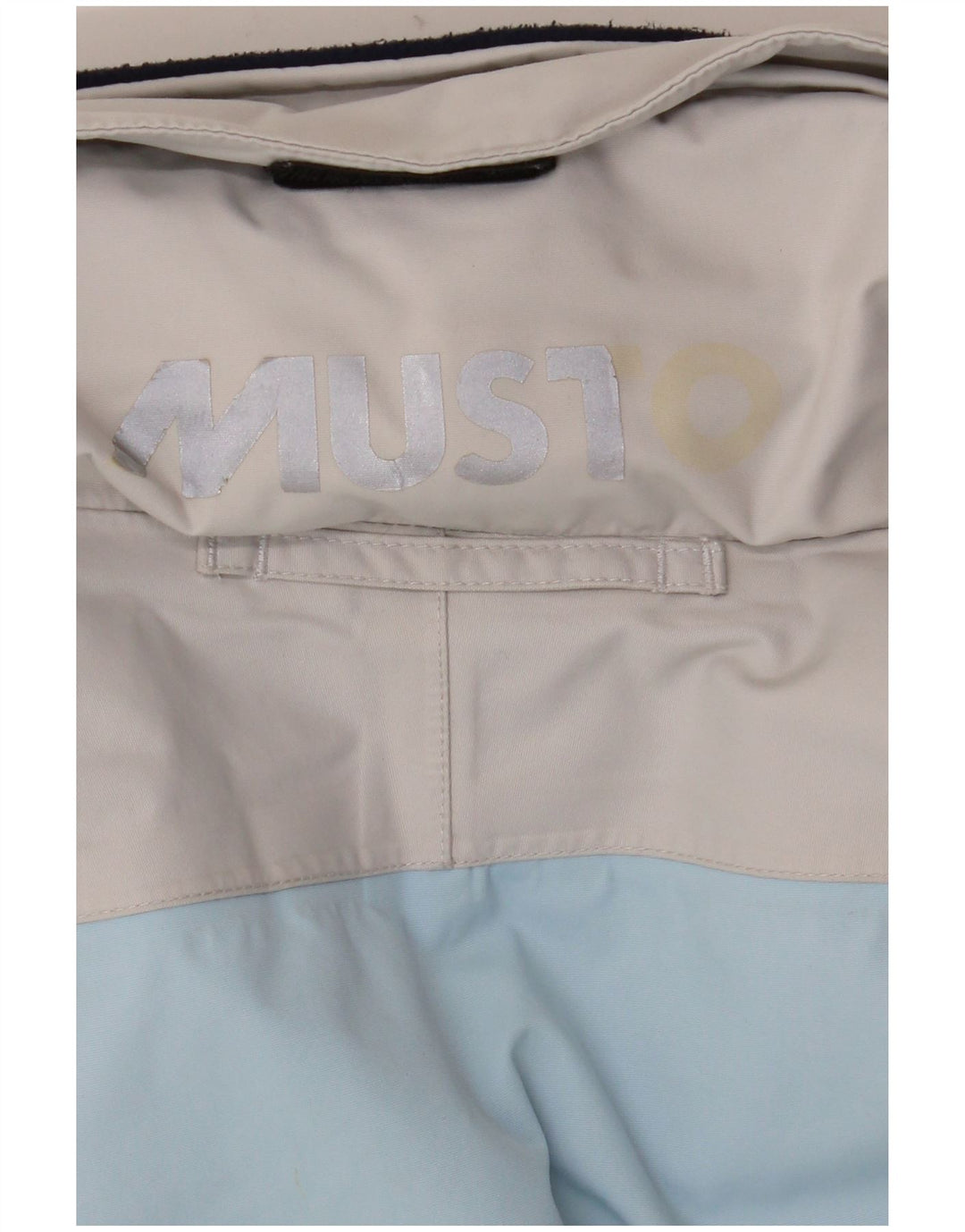 Musto velika ženska kišna jakna s kapuljačom UK 10 Small Blue Colourblock