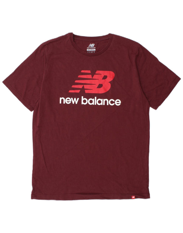 New Balance muška majica kratkih rukava XL tamnocrvena