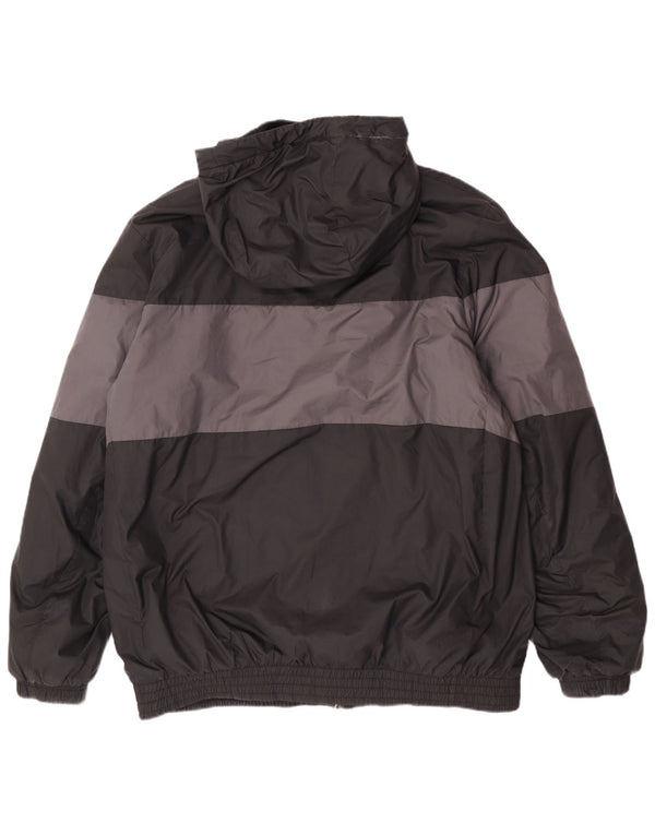 Nike muška vjetrovka s kapuljačom jakna UK 40 Large Black Colourblock poliester