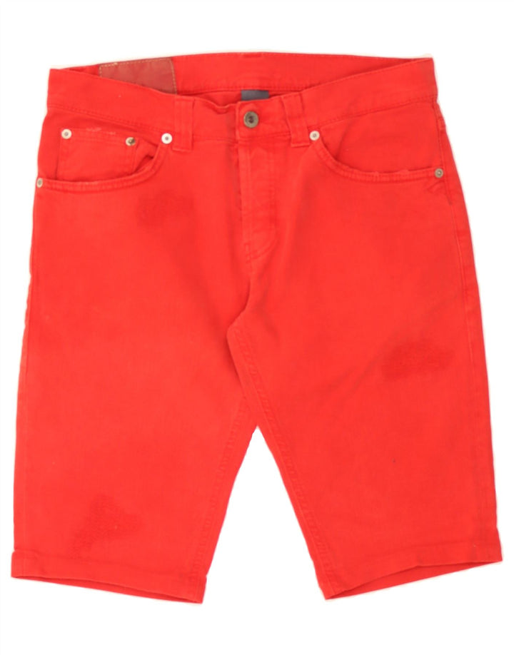 DONDUP Womens Denim Shorts W33 Large  Red Cotton Vintage Dondup and Second-Hand Dondup from Messina Hembry 