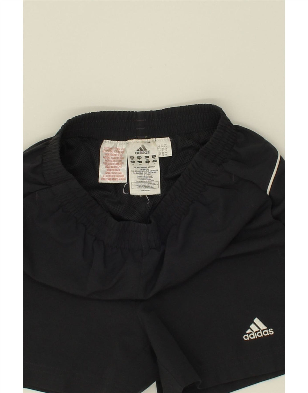 ADIDAS Boys Sport Shorts 9-10 Years  Black Polyester Vintage Adidas and Second-Hand Adidas from Messina Hembry 