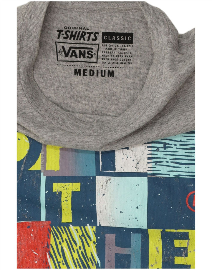 Vans muška majica kratkih rukava s grafičkim motivima, srednje sivi pamuk