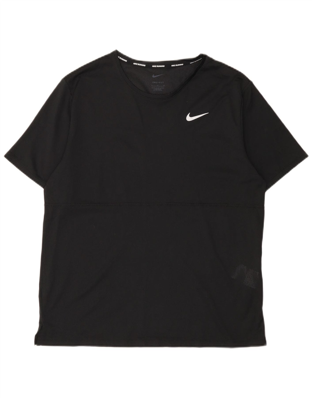 Nike Dri Fit majica kratkih rukava, veliki crni poliester