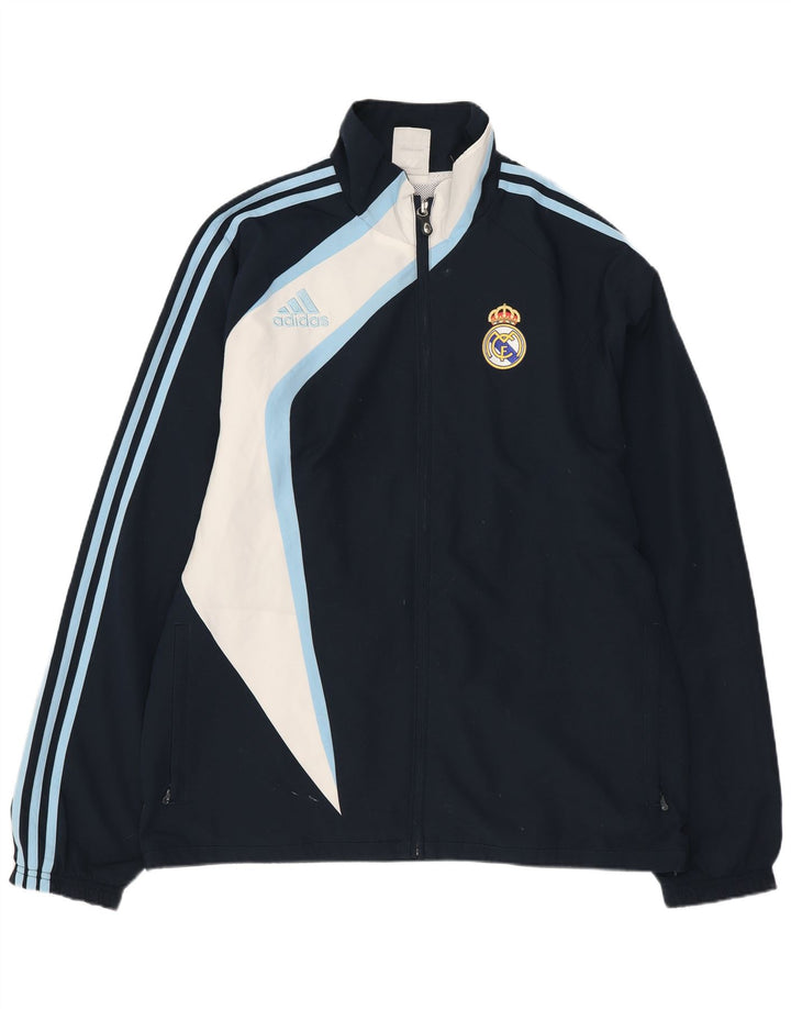 ADIDAS muška kišna jakna Real Madrid UK 40/42 srednje tamnoplave boje