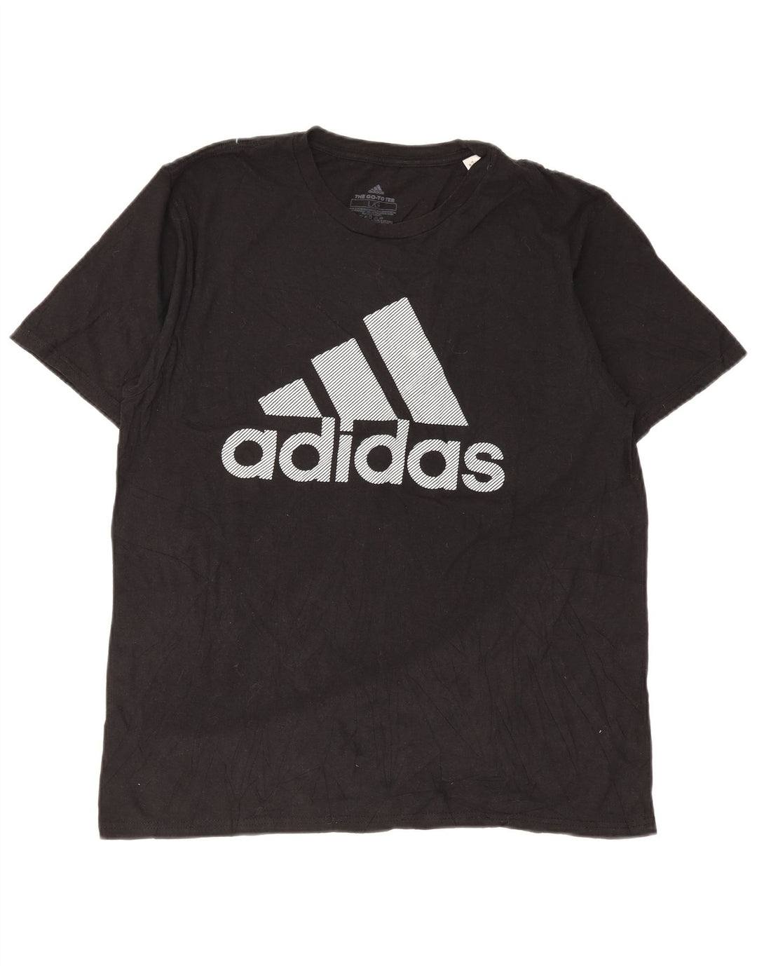 Adidas muška velika crna majica s grafičkim motivima