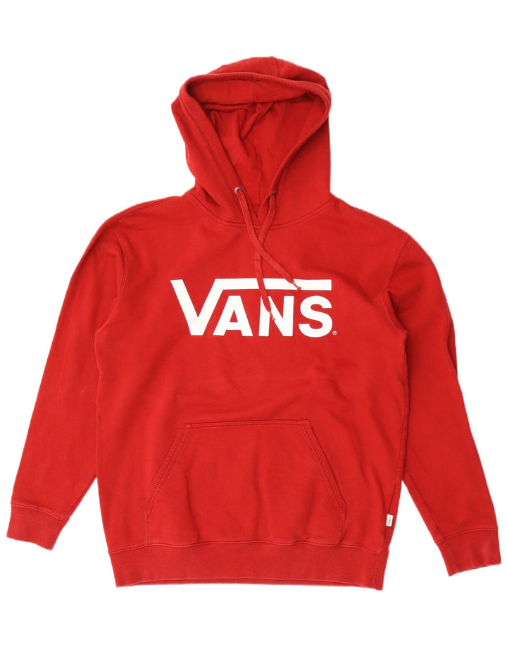 Vans muška majica s kapuljačom s kapuljačom, veliki crveni pamuk