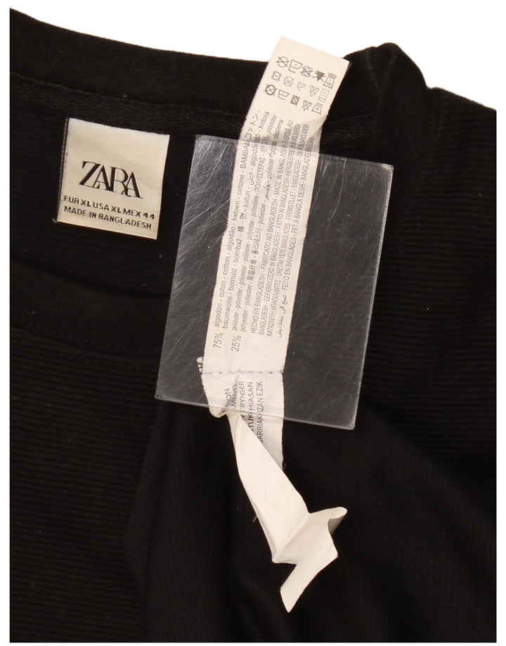 Zara muška majica XL crni pamuk