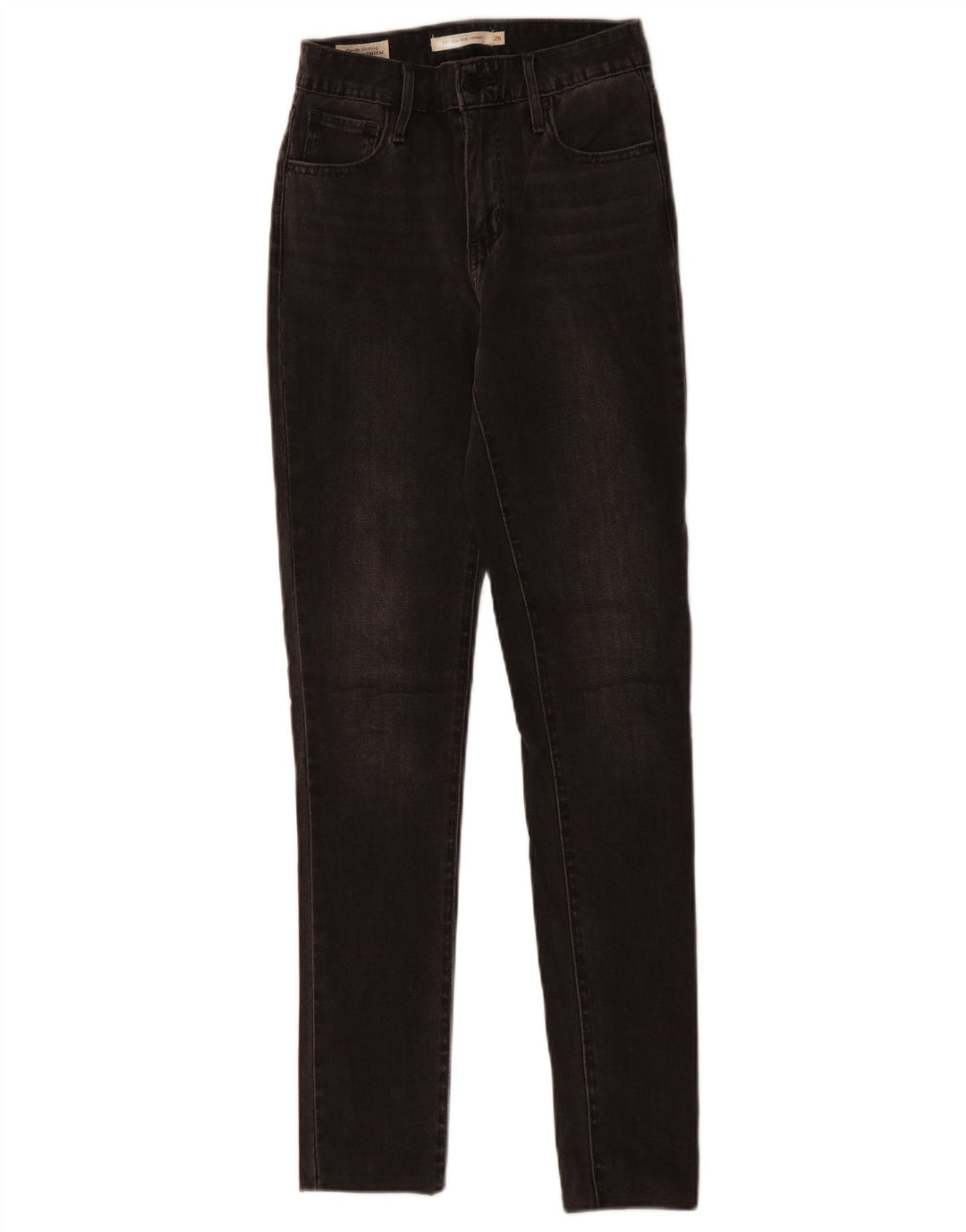 LEVI'S ženske uske traperice visokog struka 721 W26 L30 sivi pamuk