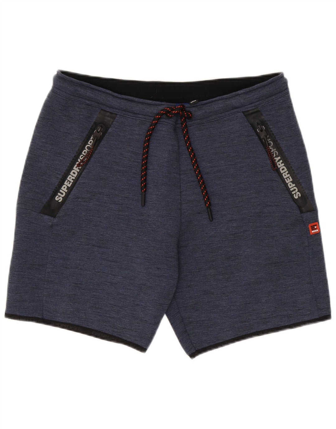 Superdry muške sportske kratke hlače, veliki tamnoplavi poliester