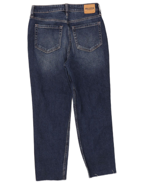 Hollister Womens High Rise Cropped Jeans US 5 Small W27 L25 Blue