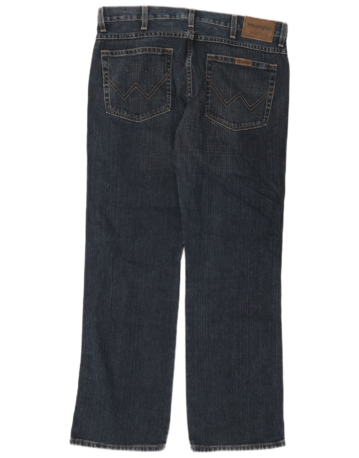 Muške traperice Wrangler Bootcut W34 L32 plavi pamuk