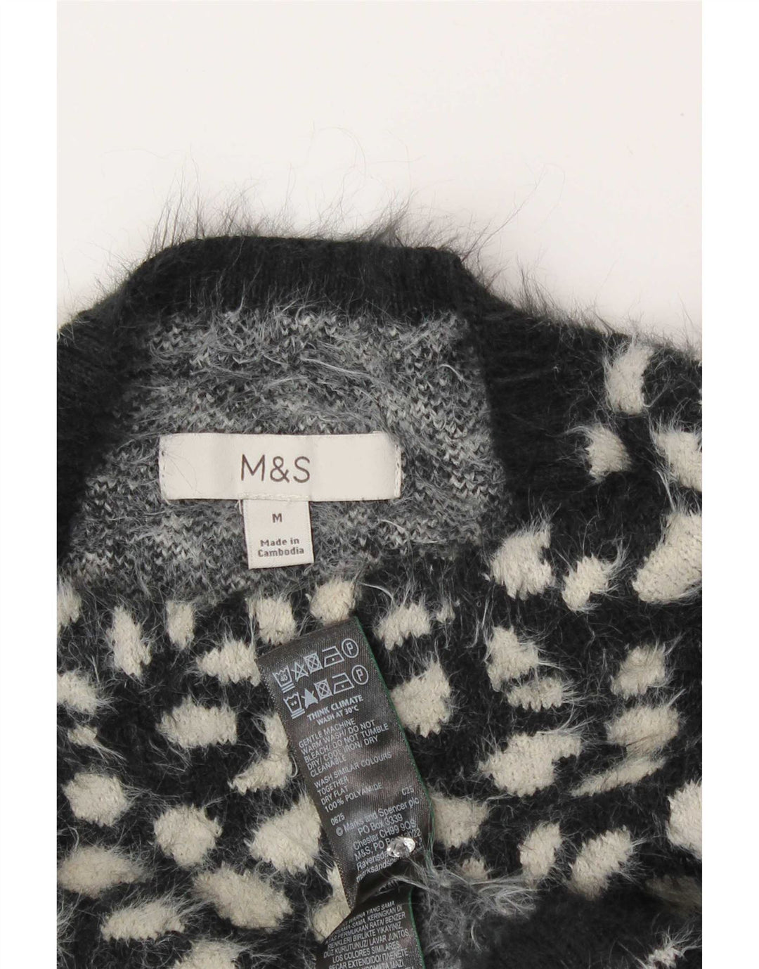 Marks & Spencer ženski džemper s kornjačičastim ovratnikom UK 14 srednje crna