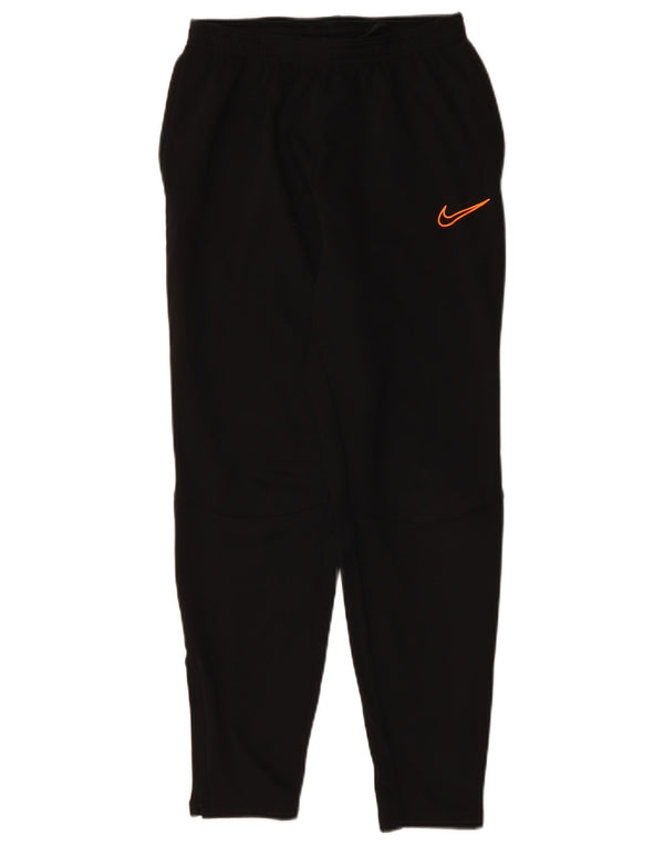 NIKE Boys Therma-Fit trenirke Hlače 13-14 godina XL crne poliesterske