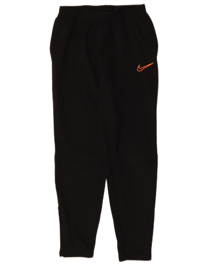 NIKE Boys Therma-Fit trenirke Hlače 13-14 godina XL crne poliesterske