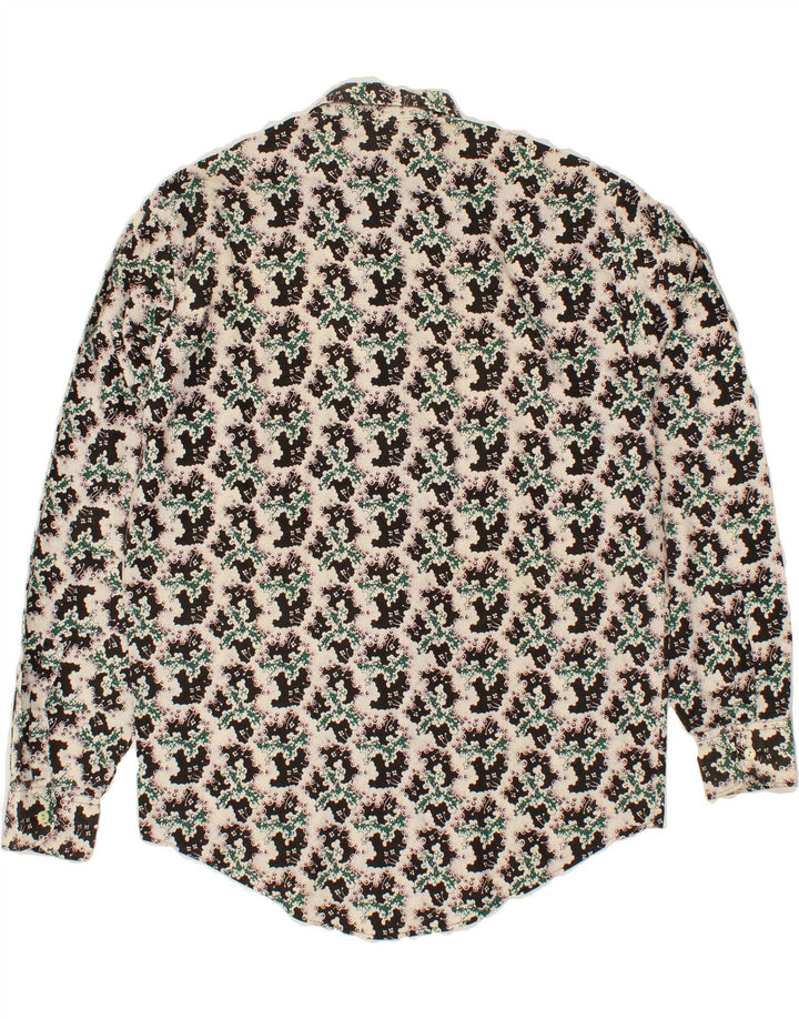 POP 84 Mens Abstract Pattern Shirt Small Multicoloured Cotton Vintage POP 84 and Second-Hand POP 84 from Messina Hembry 