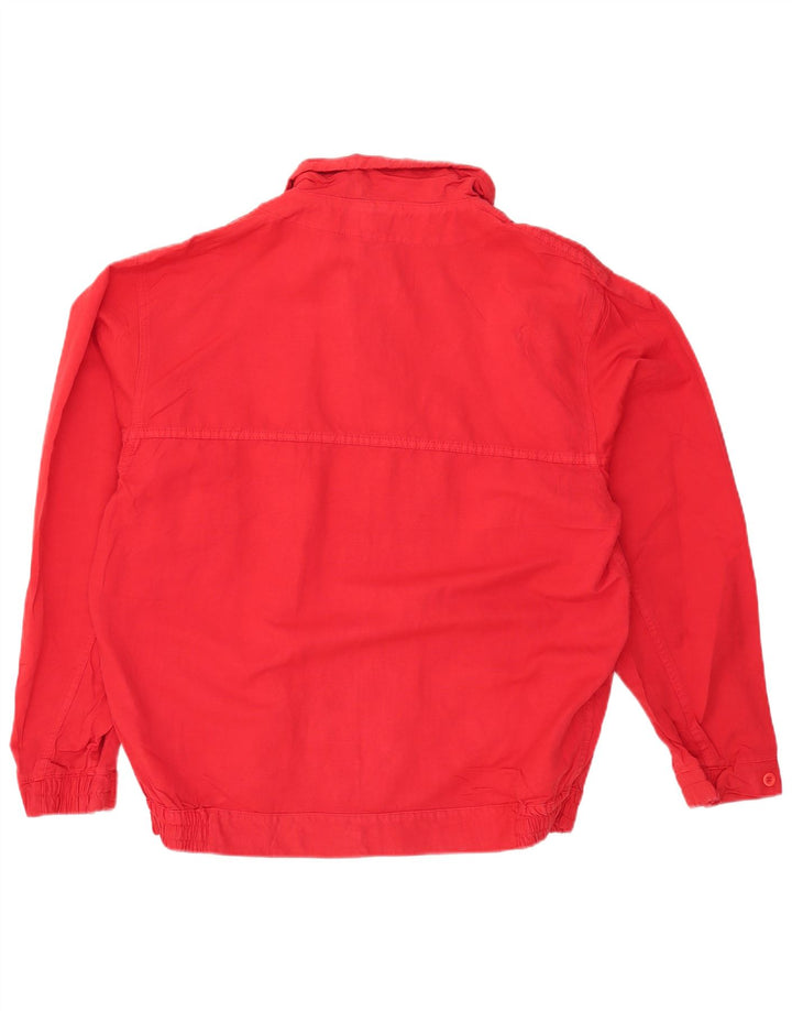 Vintage muška bomber jakna UK 40 veliki crveni pamuk