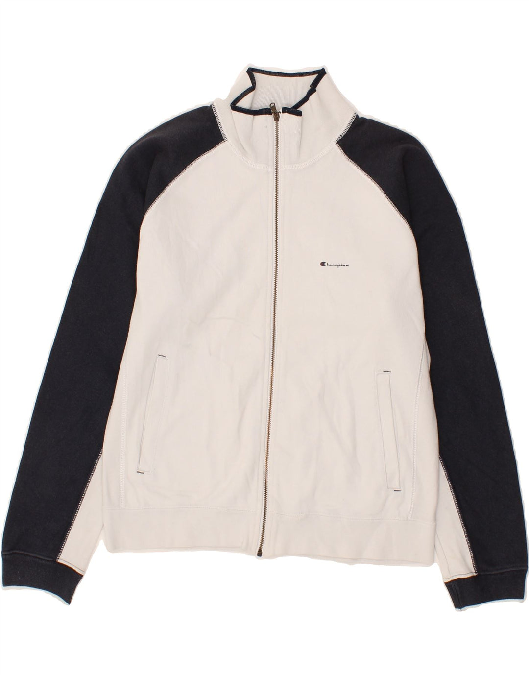 CHAMPION Womens Heritage Classics Tracksuit Top Jacket UK 14 Medium White Vintage Champion and Second-Hand Champion from Messina Hembry 