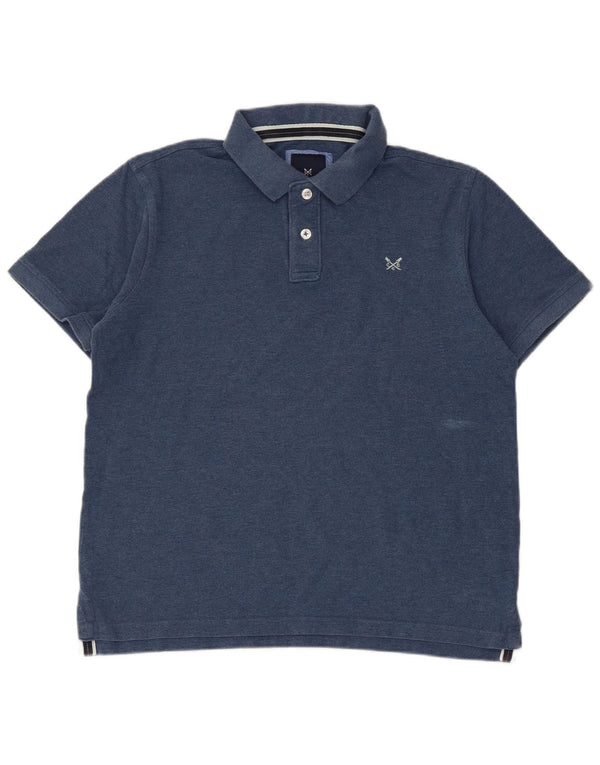 CREW ODJEĆA Muška polo majica Large Blue Cotton