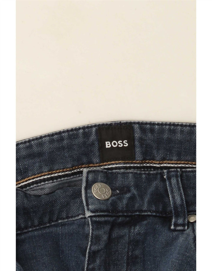 Hugo Boss muške uske traperice W32 L30 tamnoplave