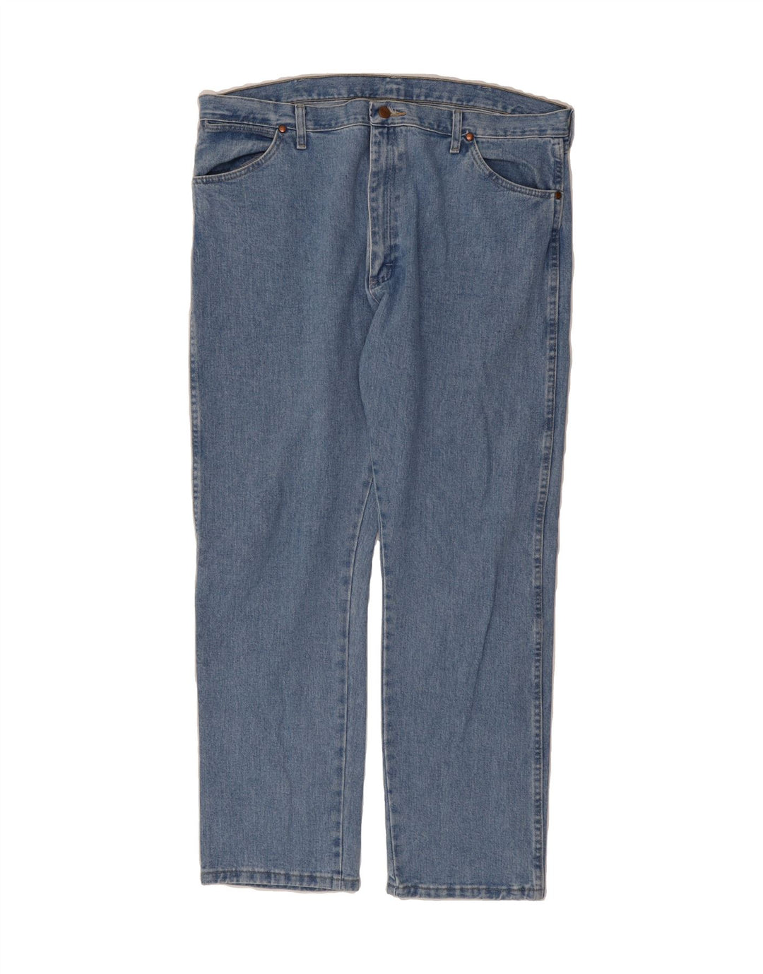 WRANGLER Mens Straight Jeans W40 L32 Blue Cotton Vintage Wrangler and Second-Hand Wrangler from Messina Hembry 