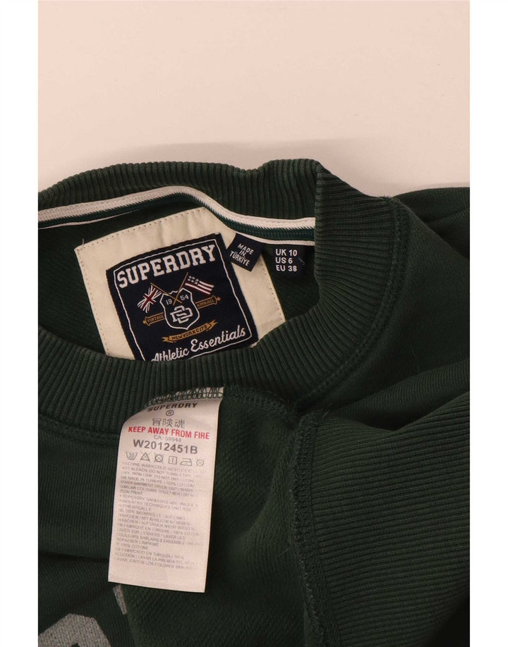 Superdry ženski džemper prekomjerne majice s grafičkim motivima UK 10 Small Green