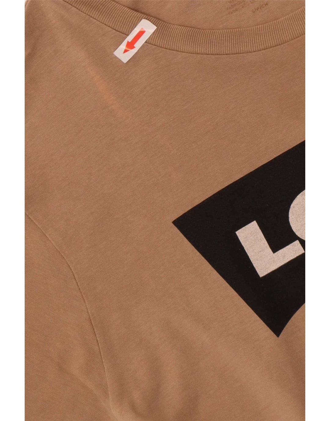 Levi's muška majica s grafičkim motivima, mala smeđa pamučna majica