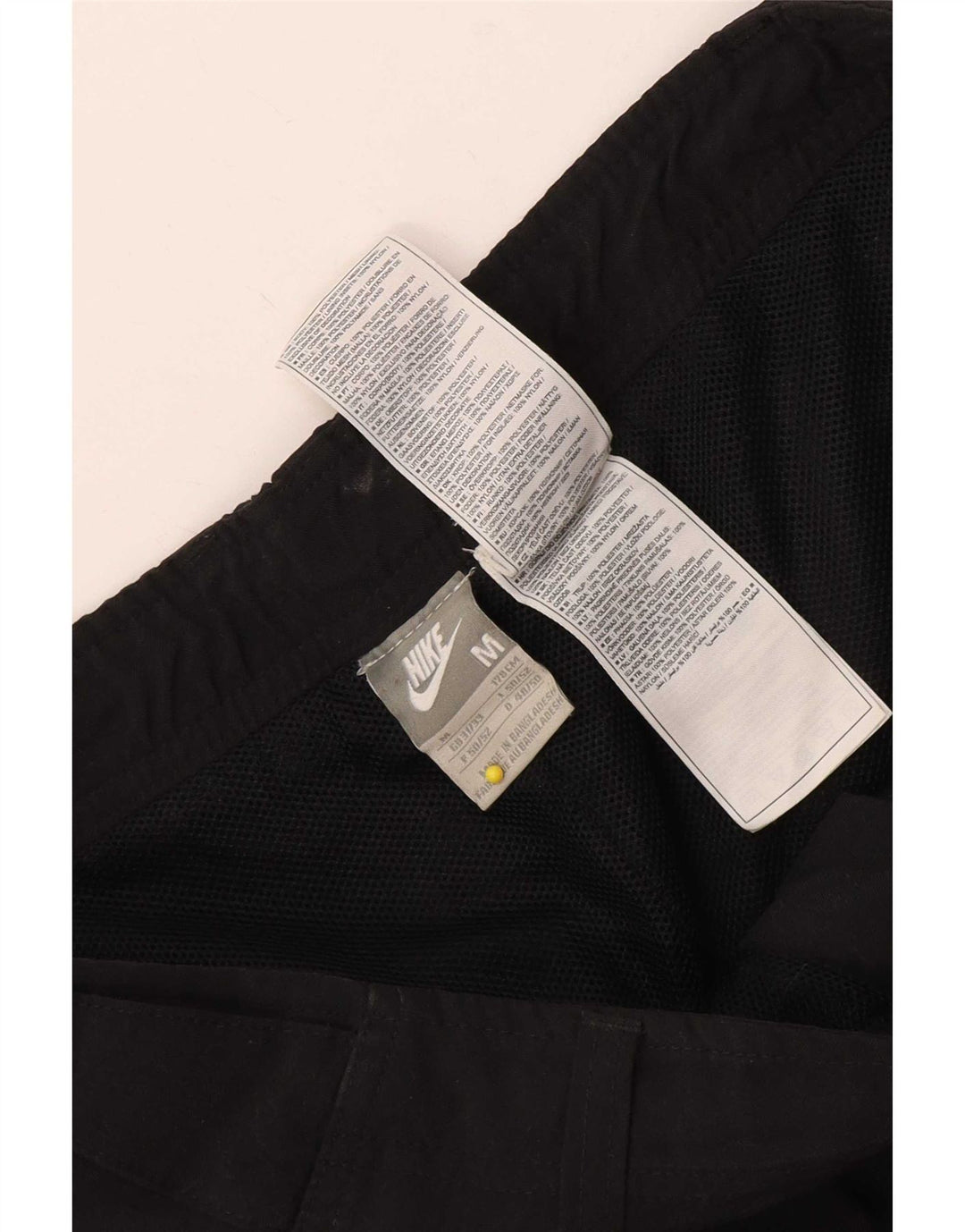 Nike muške kargo hlače srednje veličine W34 L30 crni poliester