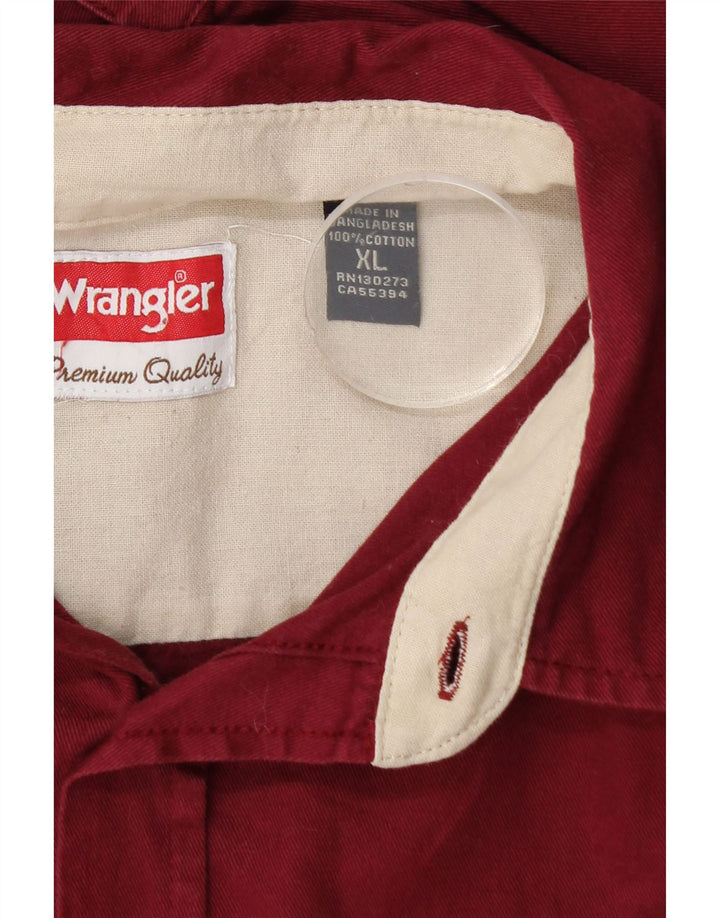 Wrangler muška košulja XL bordo pamuk