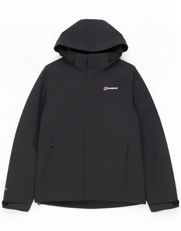 Berghaus ženska kišna jakna s kapuljačom UK 8 Mala crna poliamidna