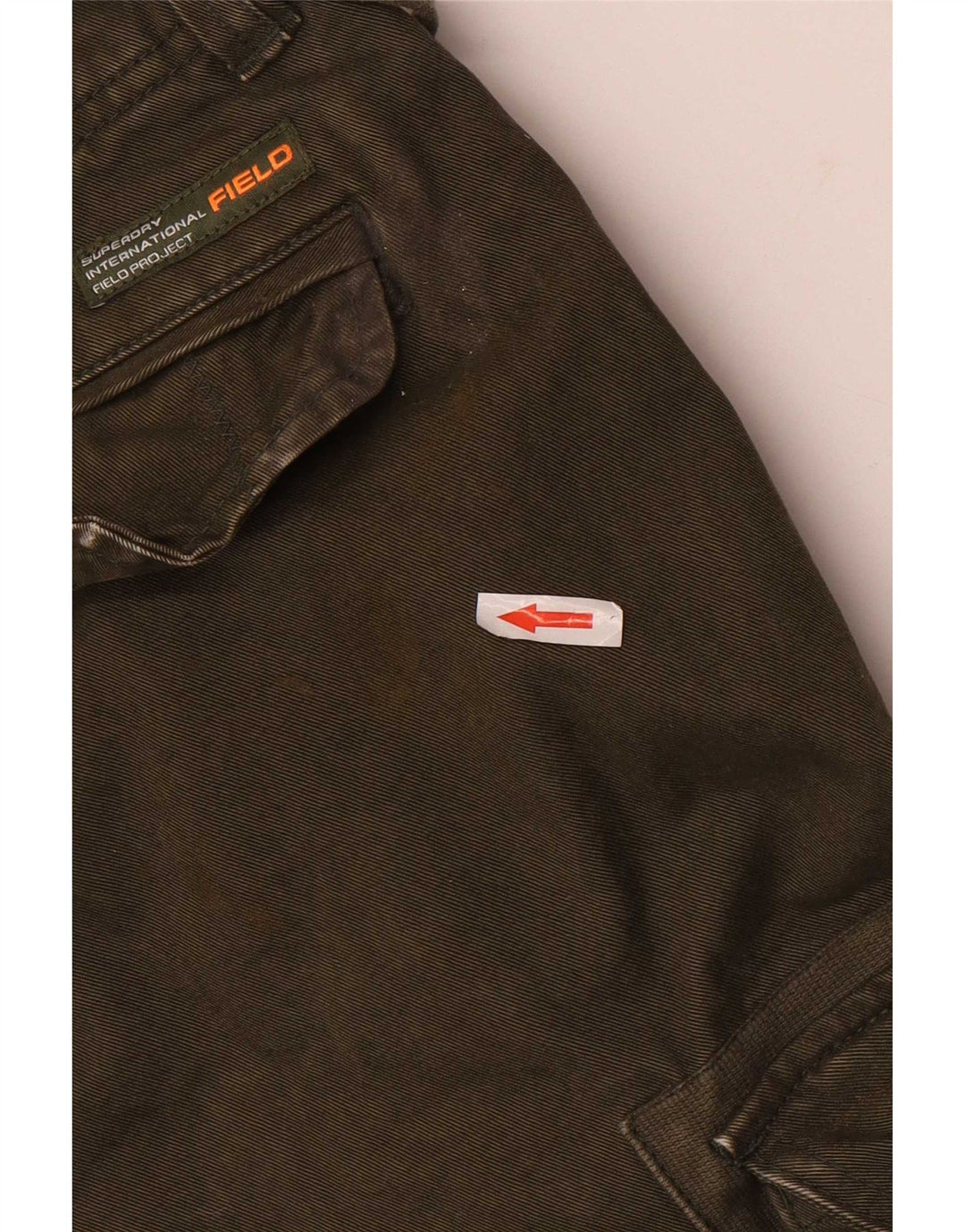 Superdry muške kargo kratke hlače W32, srednji kaki pamuk