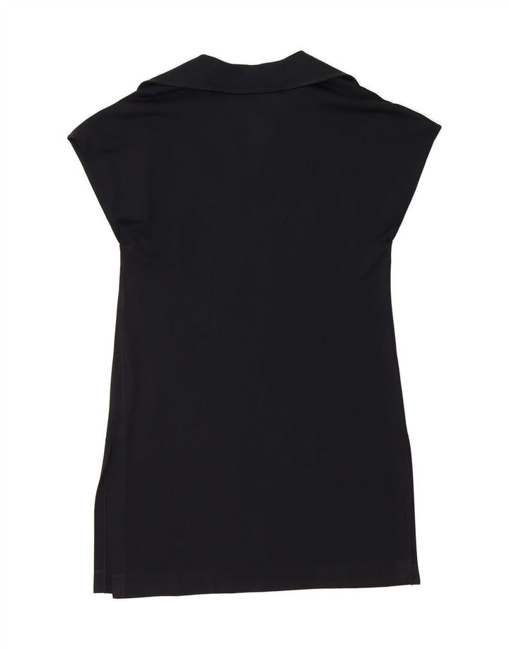 LUISA SPAGNOLI Womens Polo Dress UK 12 Medium Black Vintage Luisa Spagnoli and Second-Hand Luisa Spagnoli from Messina Hembry 