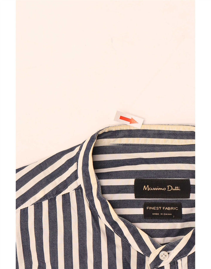 Massimo Dutti muška košulja 2XL tamnoplava na pruge
