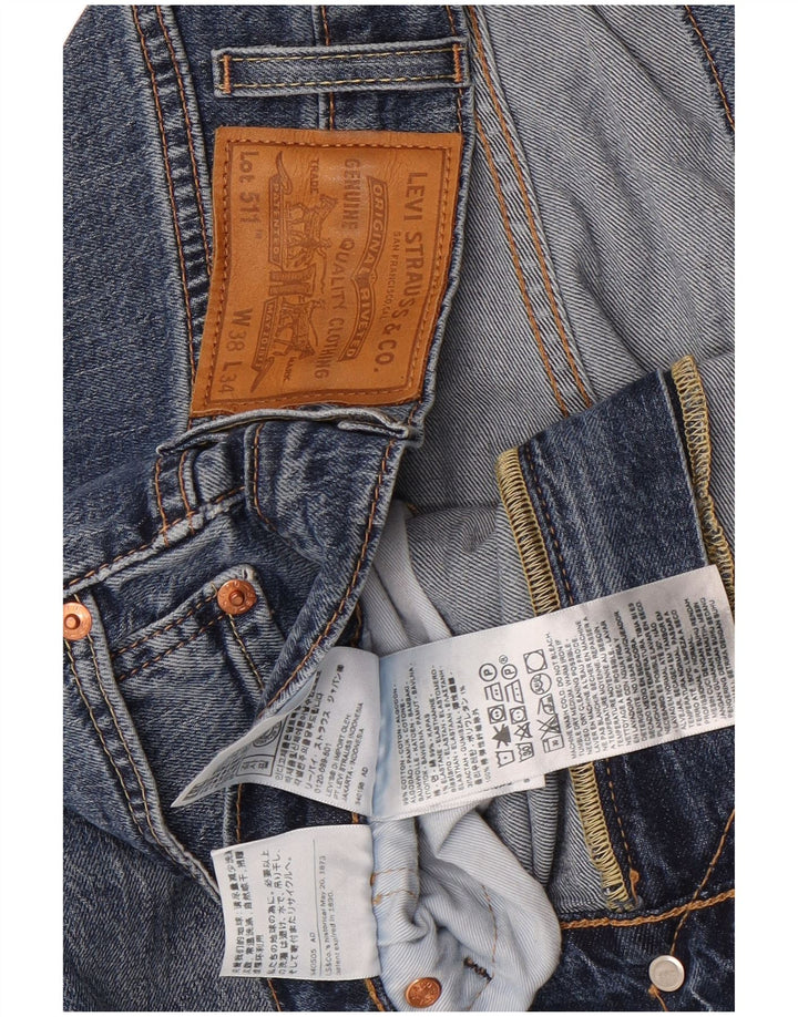 Levi's muške 511 uske traperice W38 L26 plavi pamuk