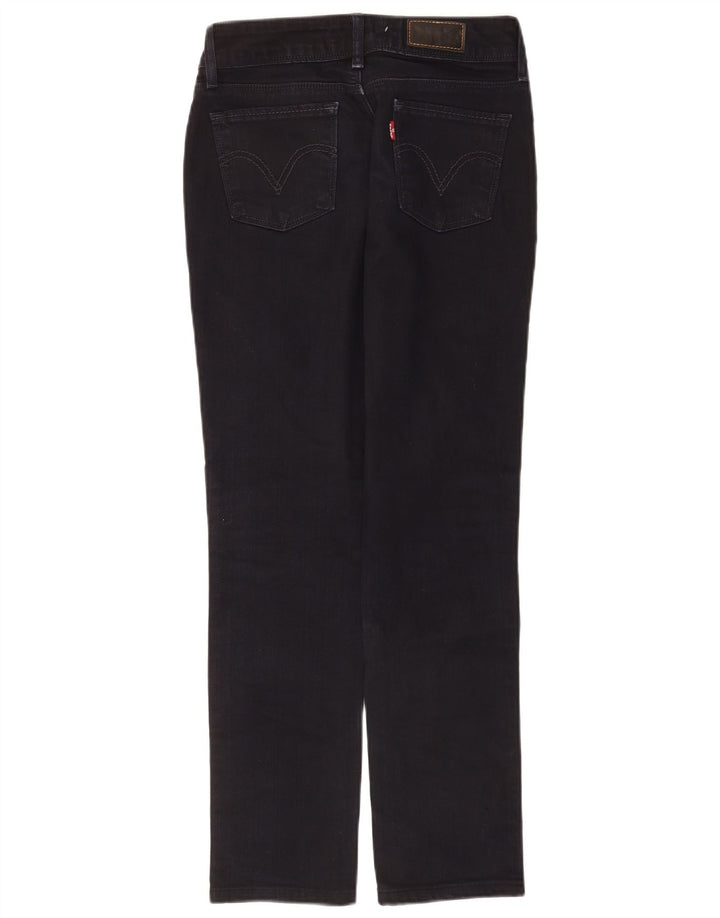 Levi's ženske 571 uske traperice W29 L30 crni pamuk