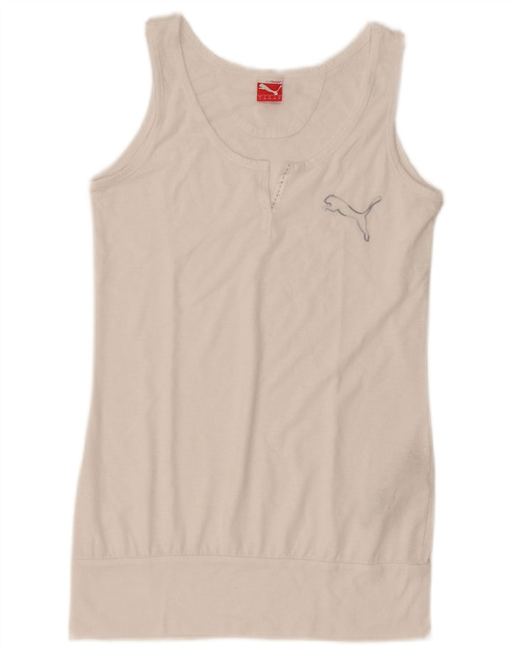 Puma ženski prsluk UK 10 mali bijeli poliester