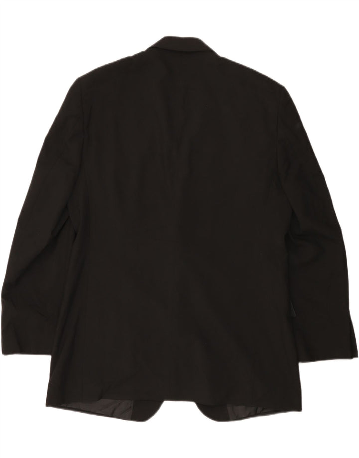 Marks & Spencer muška jakna sa 2 gumba UK 38 srednji crni poliester