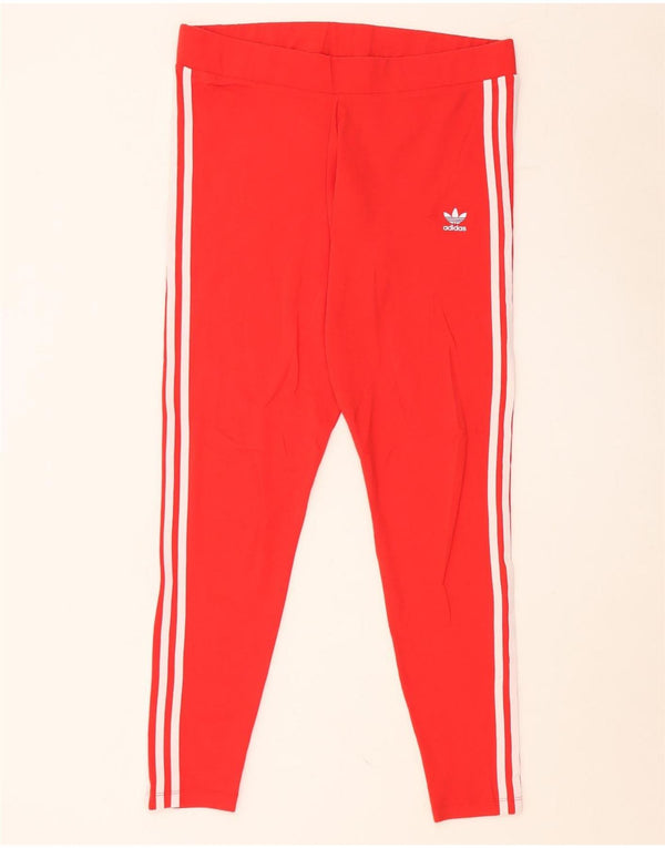 ADIDAS ženske tajice UK 22 2XL crveni pamuk