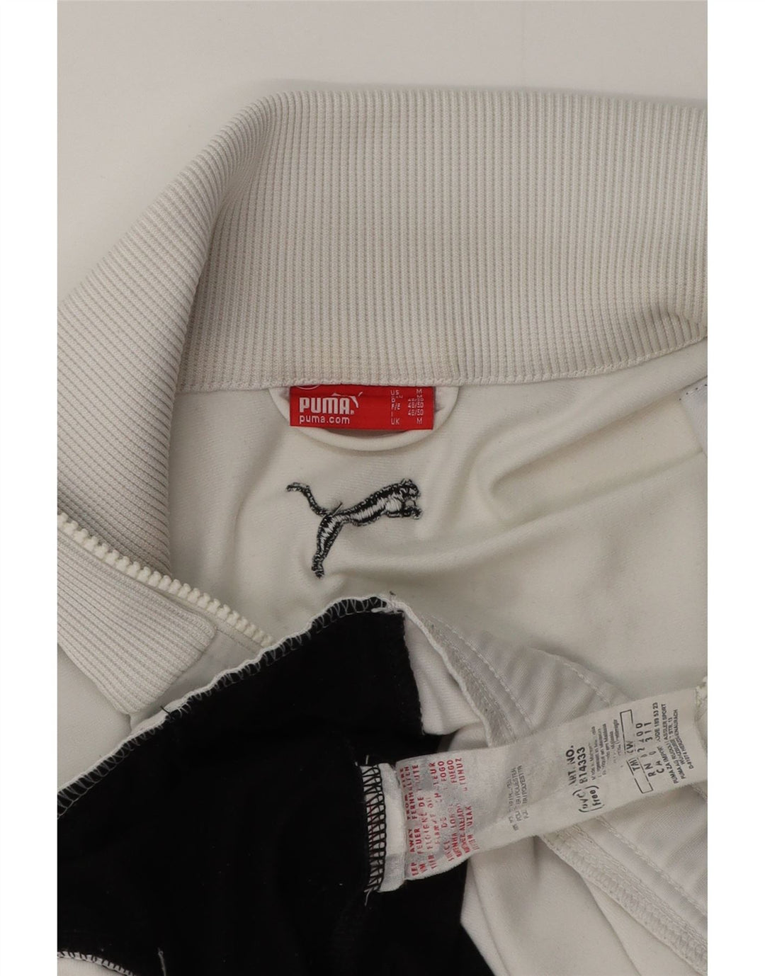 Puma muška gornja jakna trenirke Medium White Colourblock Poliester
