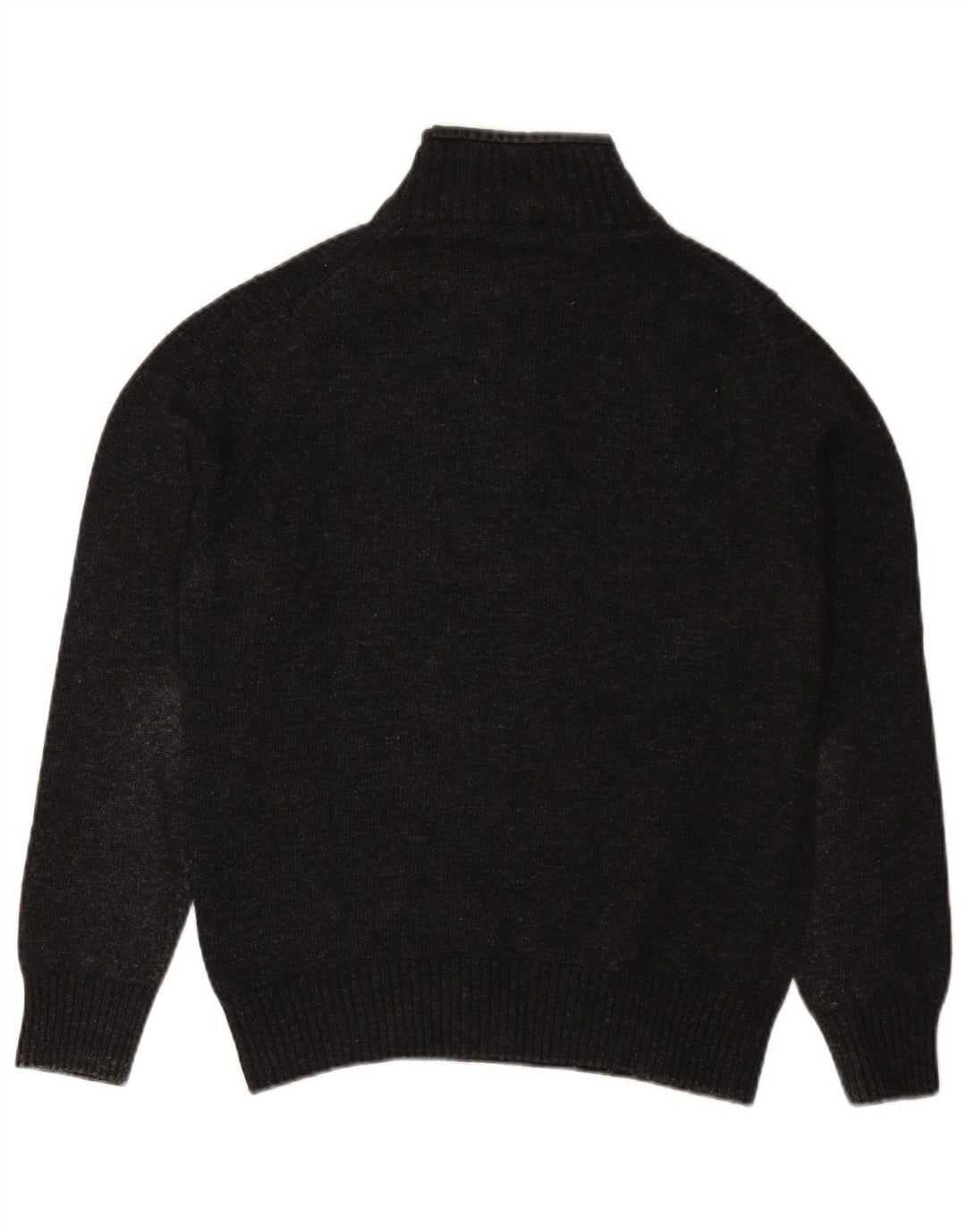 Trussardi Jeans muški džemper s izrezom i malim sivim vunenim džemperom