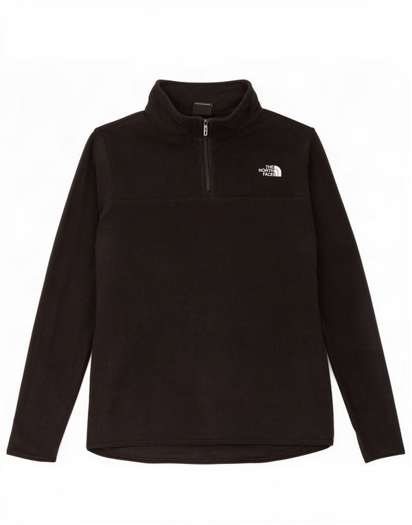 The North Face ženski flis džemper s patentnim izrezom UK 10 Mali crni poliester