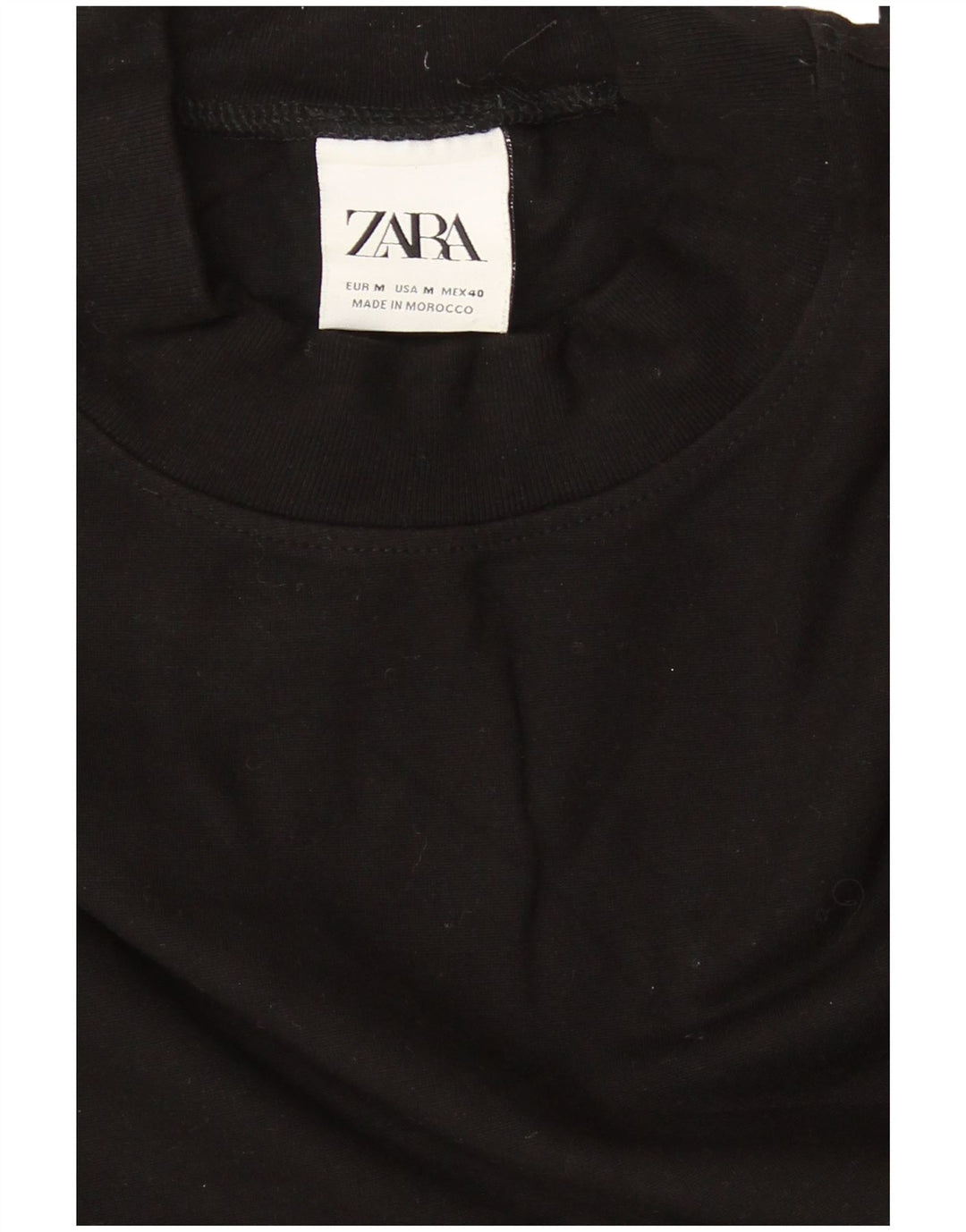 Zara ženska majica s kratkim rukavima UK 14 srednje crna