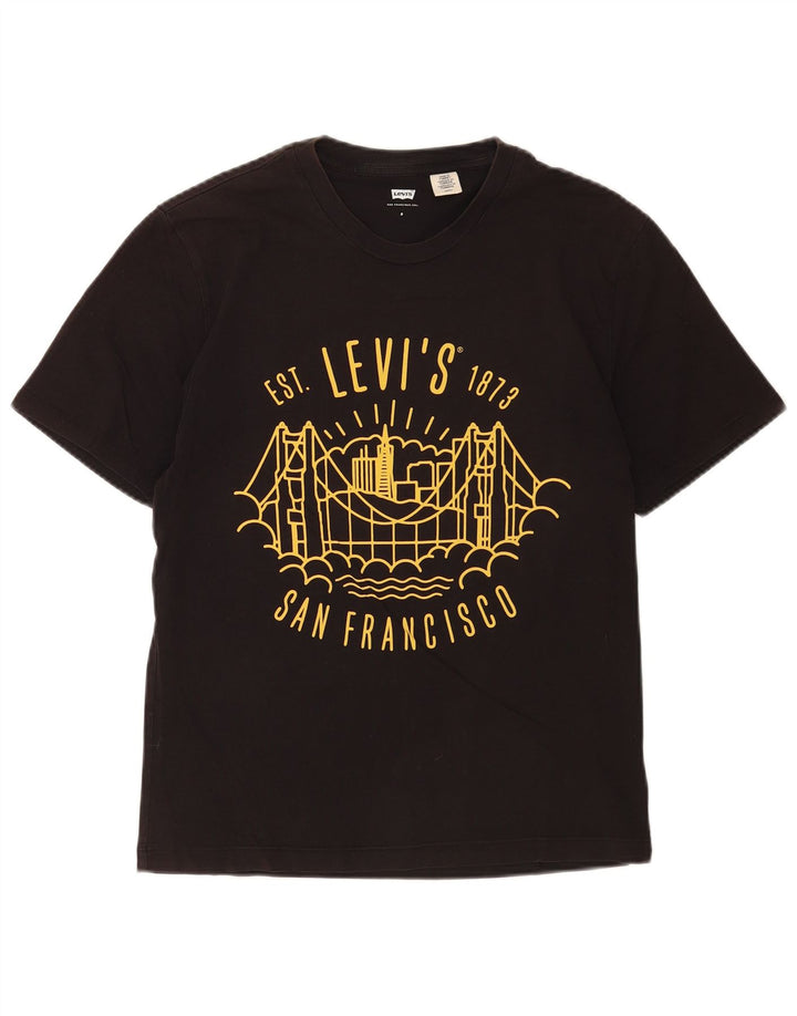 Levi's muška mala crna majica kratkih rukava San Francisco Graphic