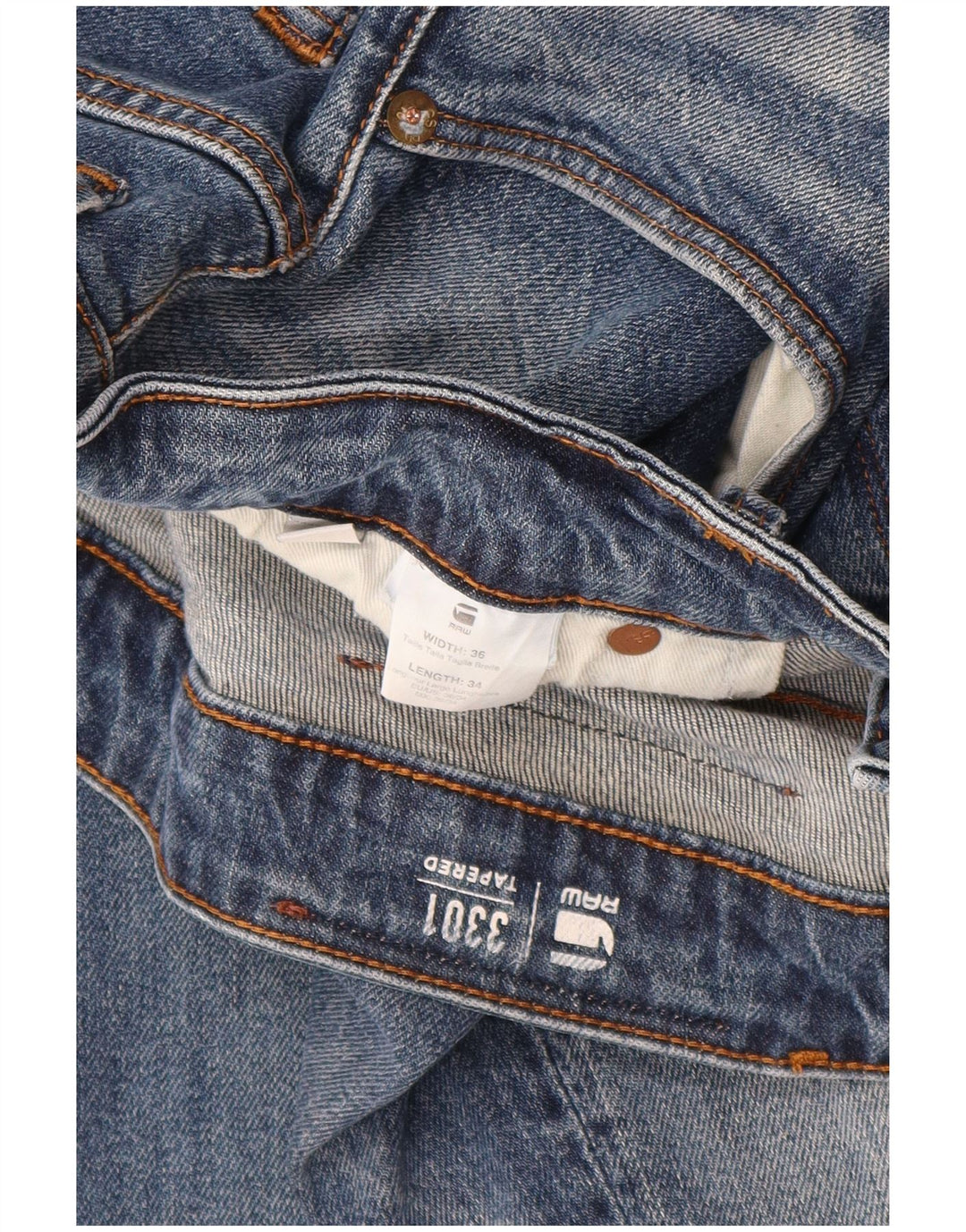 G-STAR Muške 3301 sužene traperice W36 L34 Plave