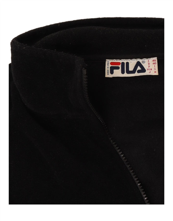 Fila Muški džemper od flisa s patentnim izrezom IT 46, mali crni